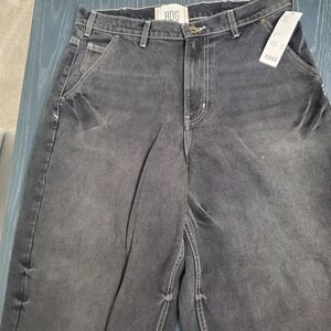 BDG Men's Dark Gray Relaxed Jeans